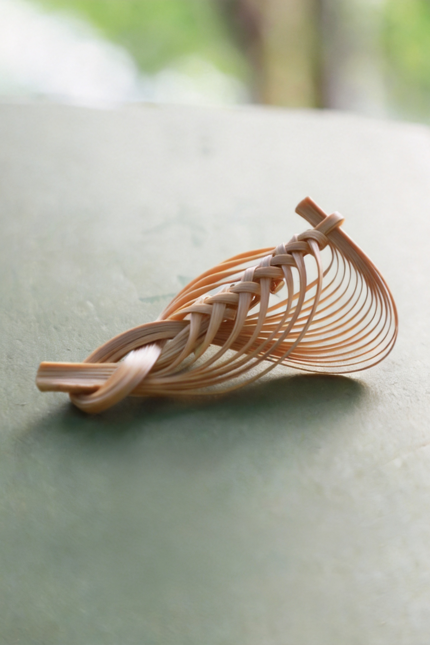 Feather & Flying Pipa Brooch