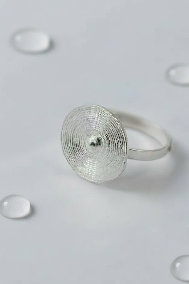 Water Vortex Flat Single-Band Ring
