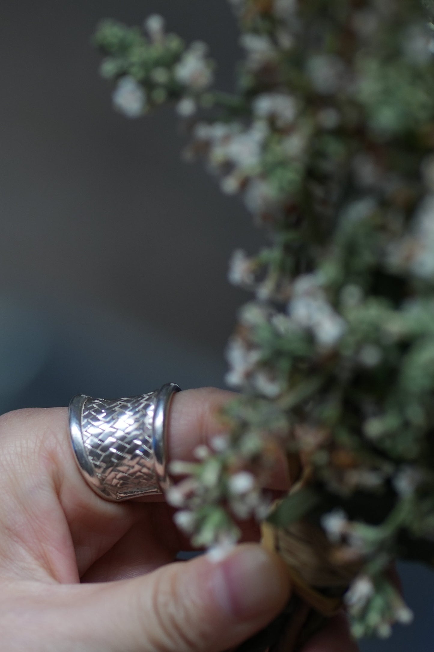 Woven Lattice Ring