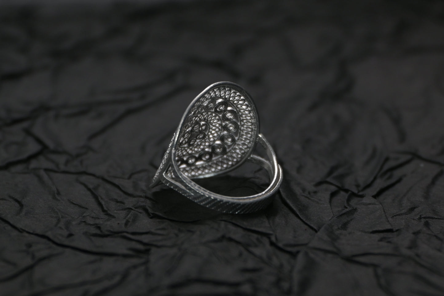 The Statement Sun Drum Ring