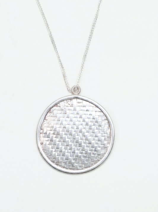 Weave Medallion Pendant