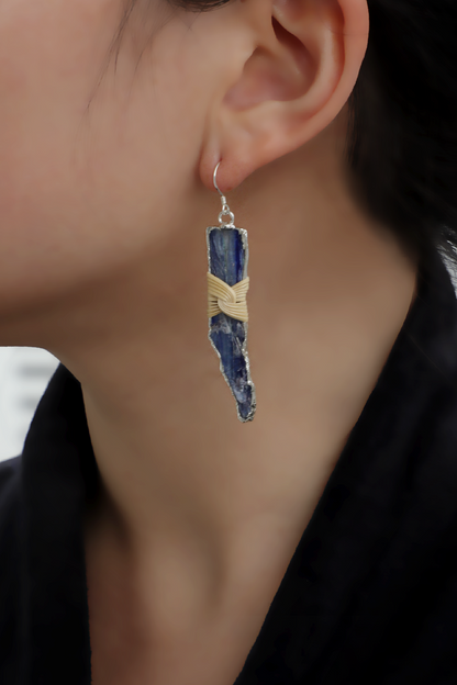 Sea Moon Drop Earrings
