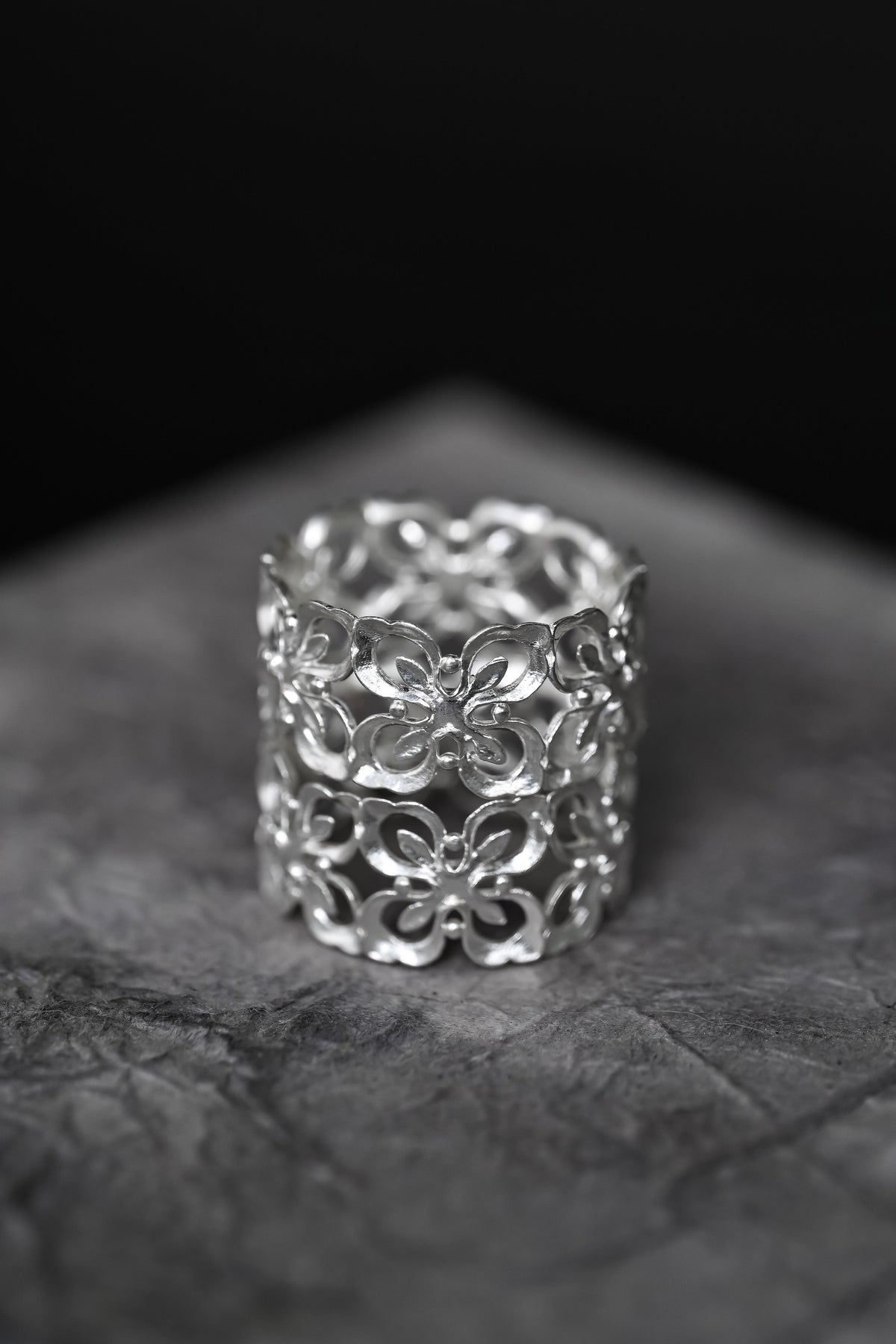 Persimmon Calyx Ring
