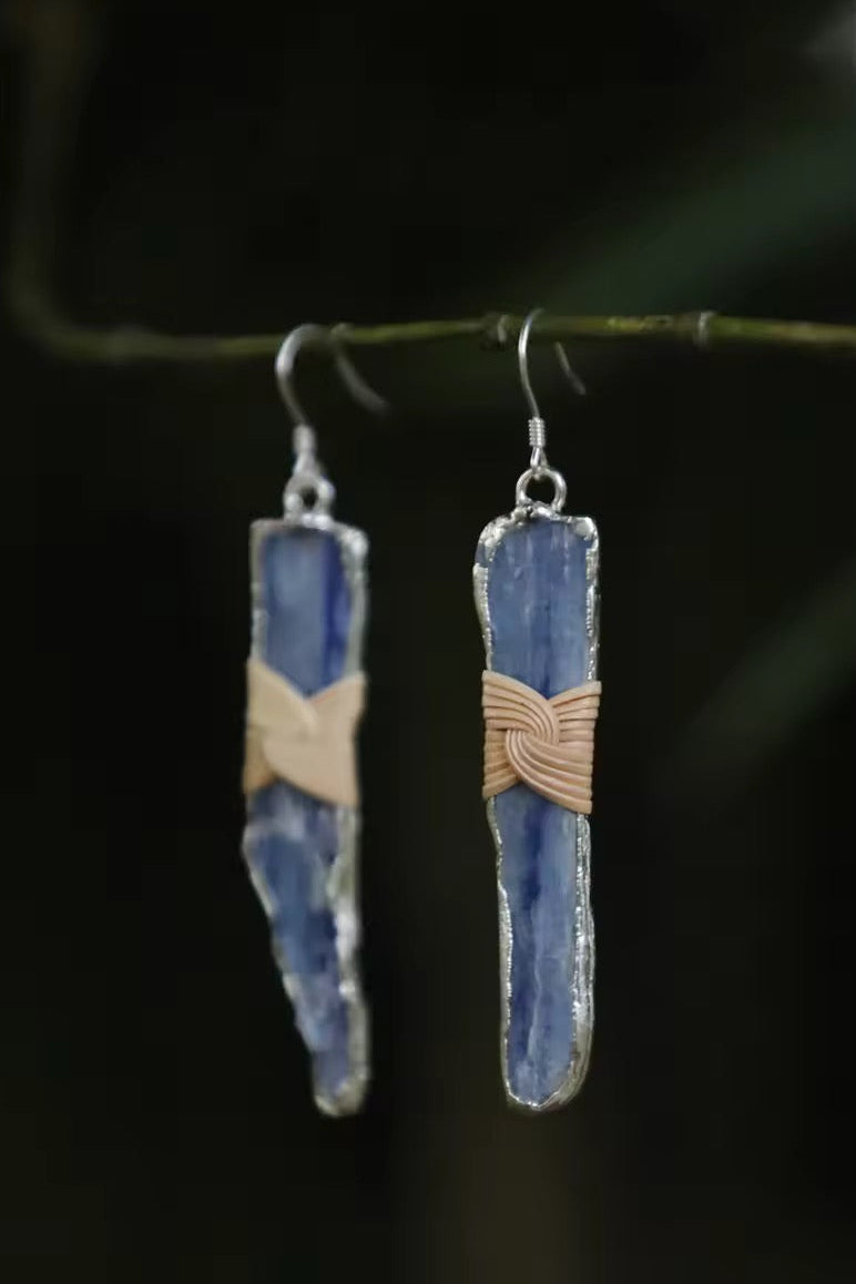 Sea Moon Drop Earrings