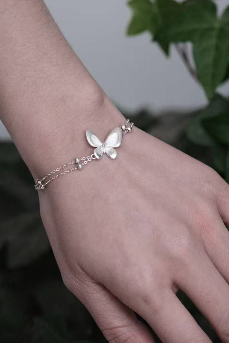 Butterfly Bracelet-Filigree/Enamel
