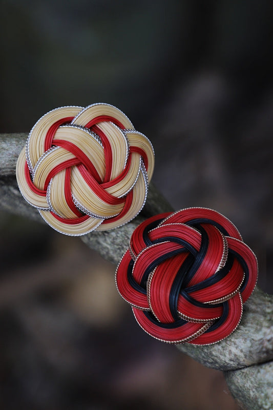 Golden Bamboo Brooch