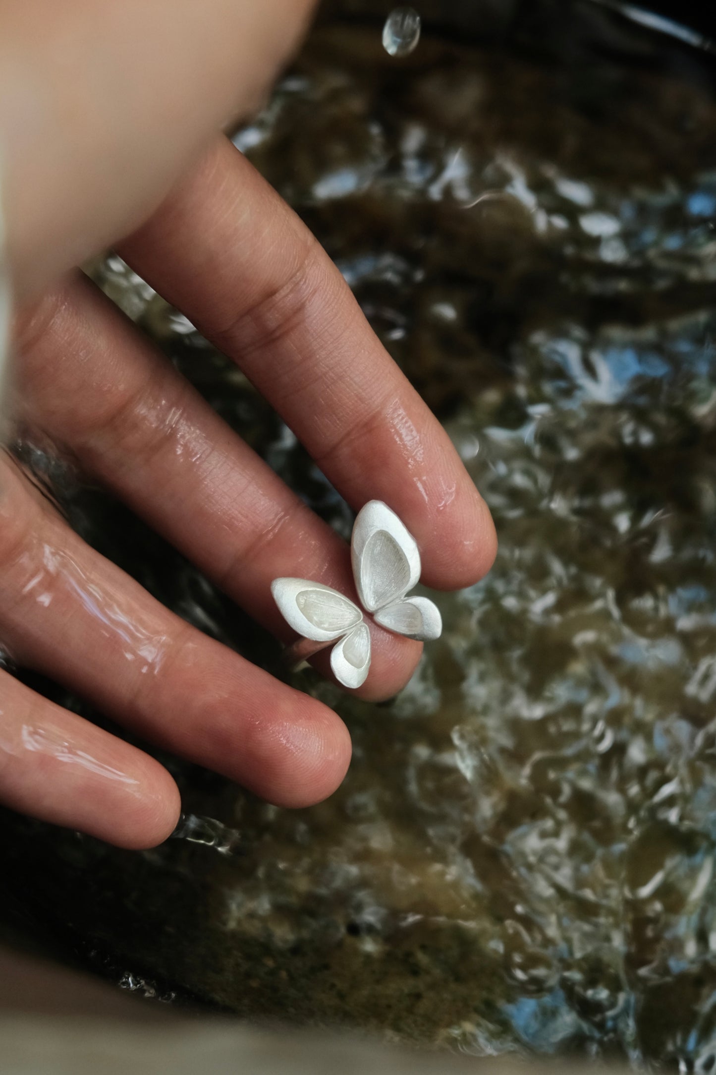 Butterfly Bracelet-Filigree/Enamel