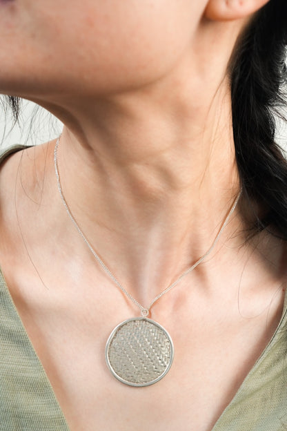 Weave Medallion Pendant