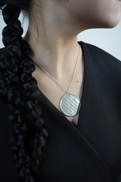 Weave Medallion Pendant