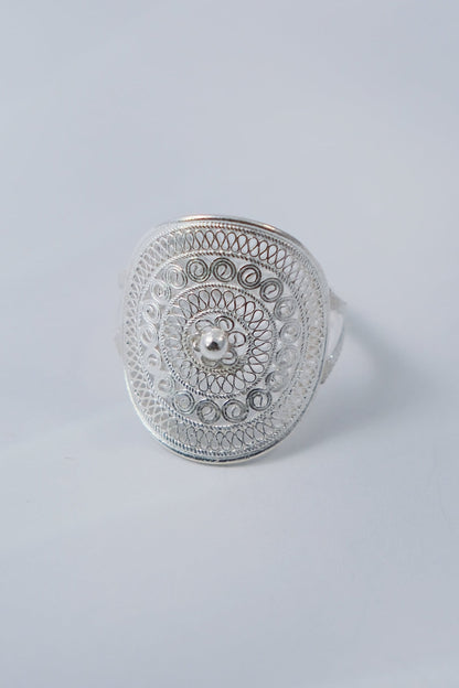 The Statement Sun Drum Ring