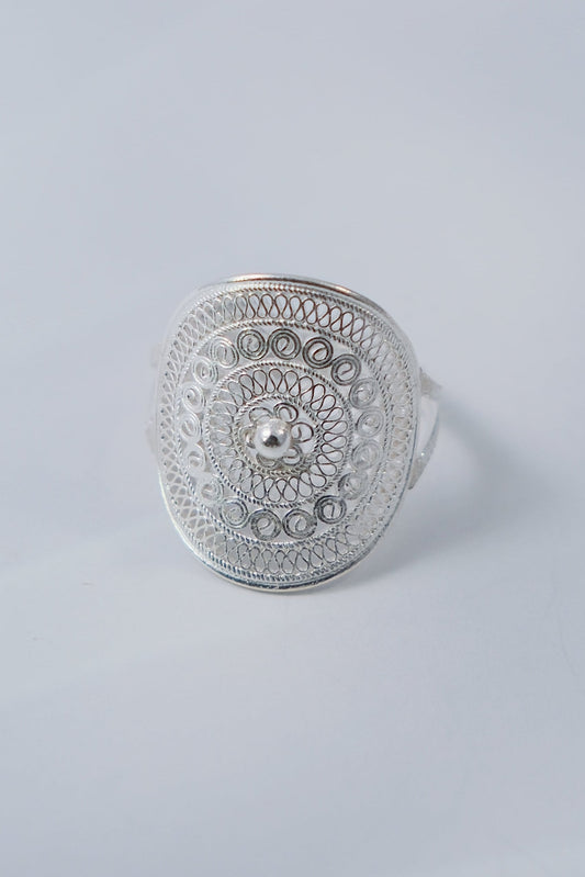 The Statement Sun Drum Ring