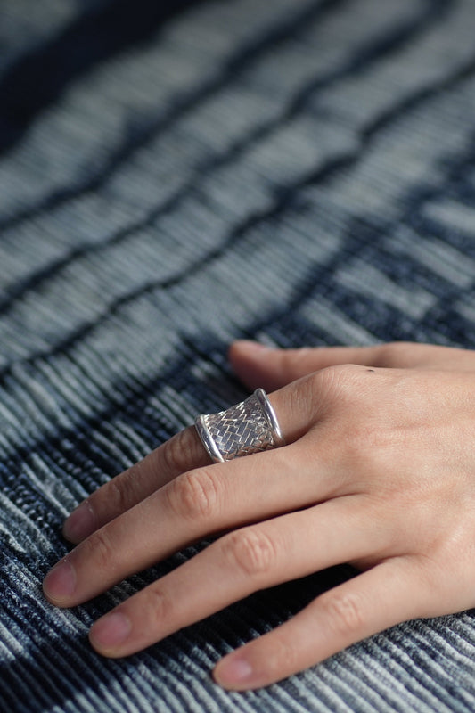 Woven Lattice Ring