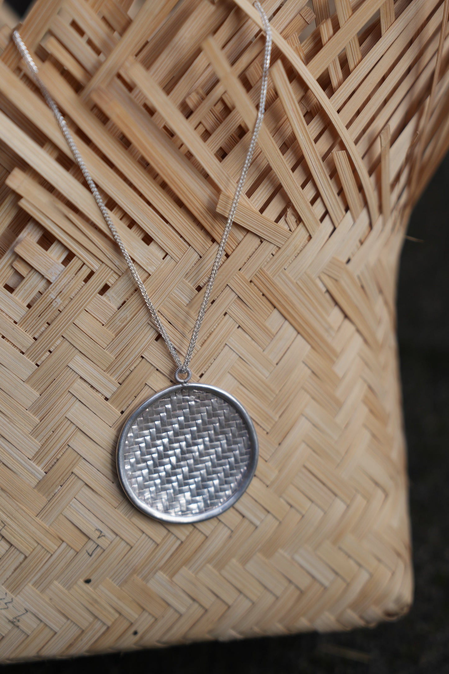 Weave Medallion Pendant