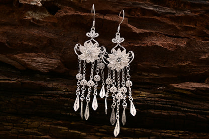 The Lotus & Filigree Sphere Earrings