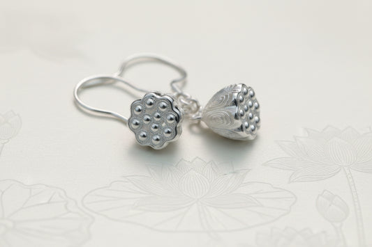The Mini Lotus Pod Earrings