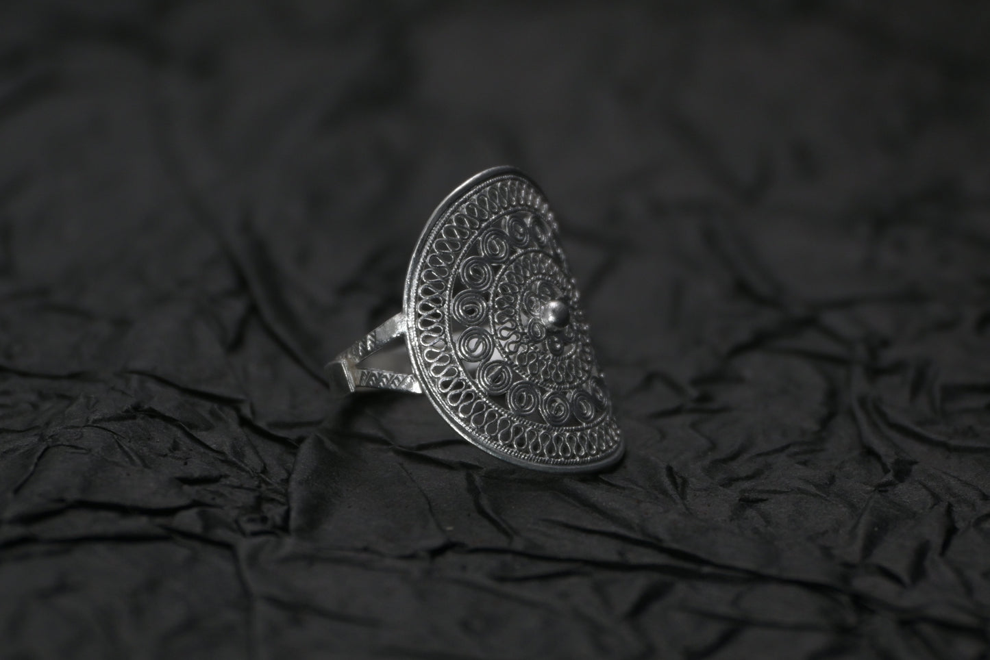The Statement Sun Drum Ring
