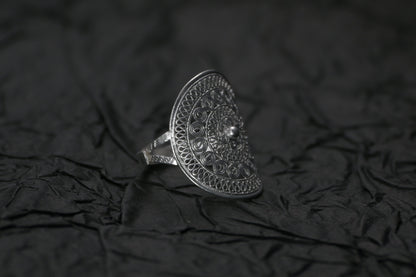 The Statement Sun Drum Ring