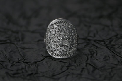 The Statement Sun Drum Ring