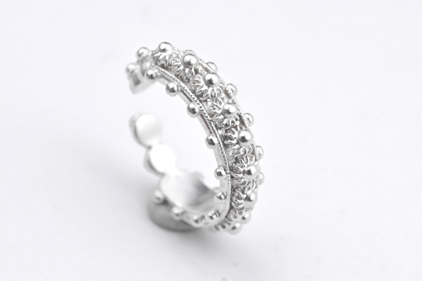 The Resilient Bloom Open Ring