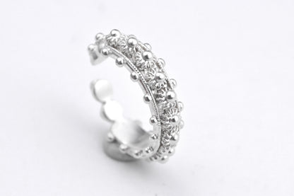The Resilient Bloom Open Ring
