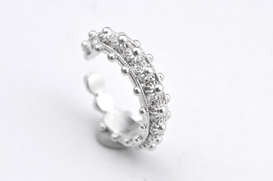 The Resilient Bloom Open Ring