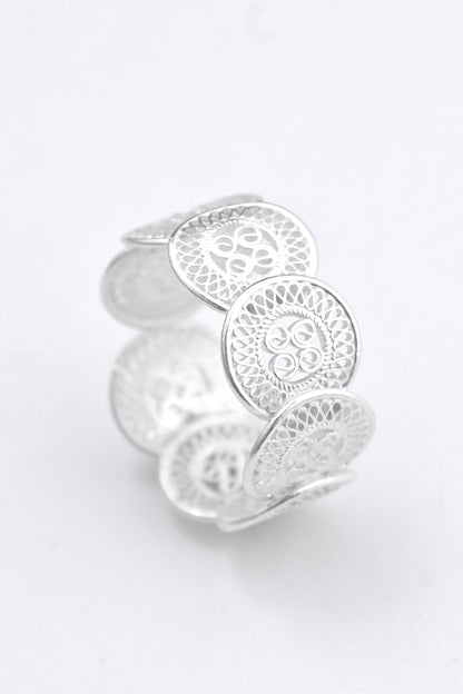 The Solis & Butterfly Band Ring