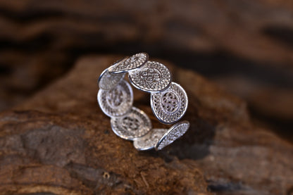 The Solis & Butterfly Band Ring