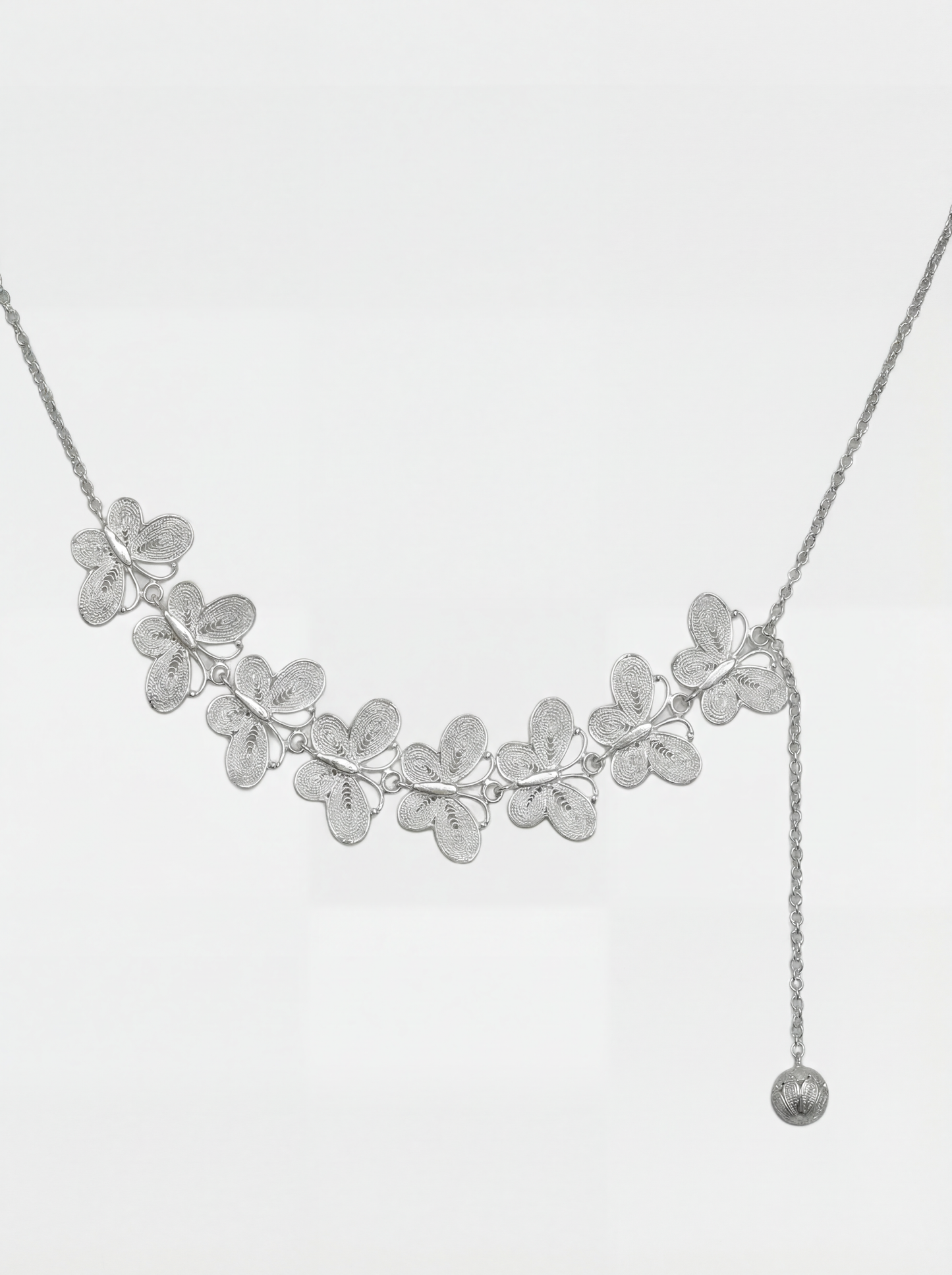 Filigree Butterfly Statement Necklace